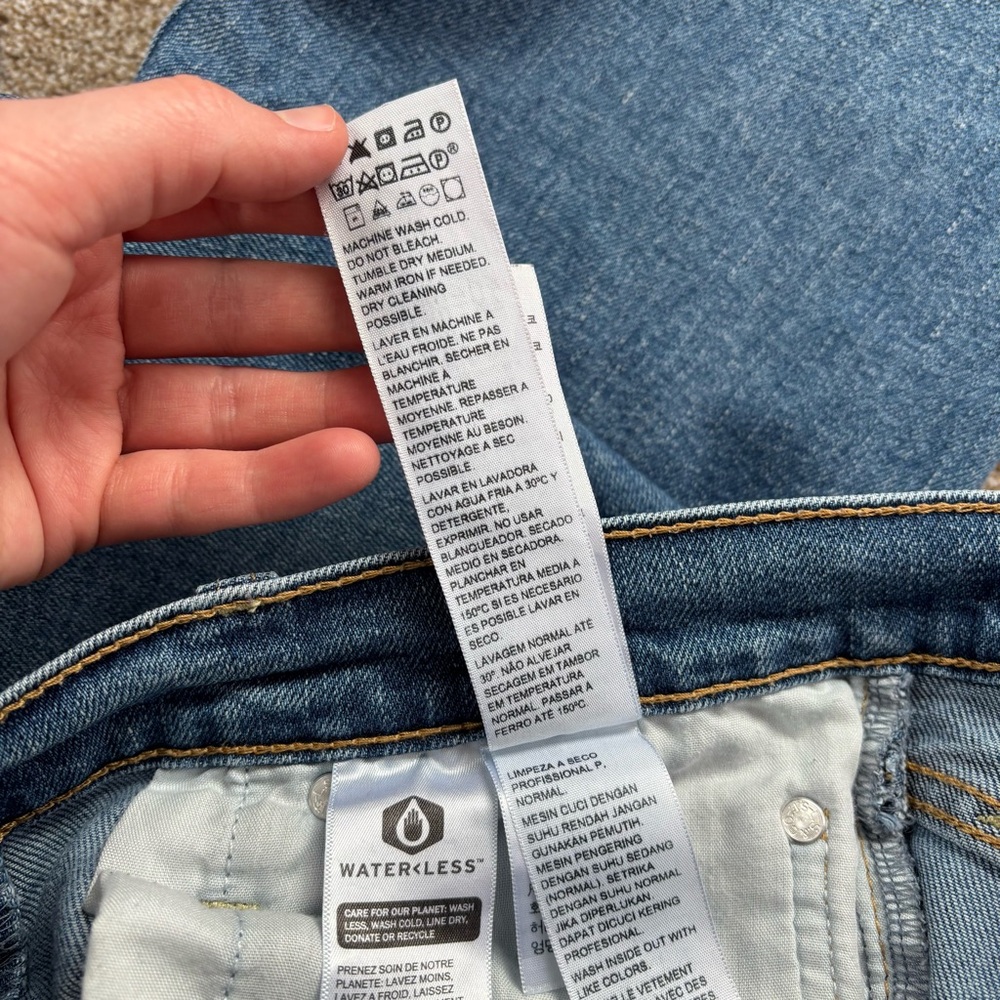LEVI’s Size 28 Ribcage Straight Ankle Jeans - Picture 5 of 6
